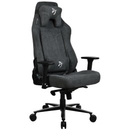 AROZZI herní židle VERNAZZA XL SoftFabric Dark Grey/ látkový povrch/ tmavě šedá