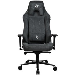 AROZZI herní židle VERNAZZA XL SoftFabric Dark Grey/ látkový povrch/ tmavě šedá