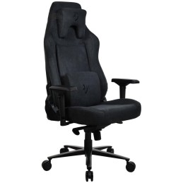 AROZZI herní židle VERNAZZA XL Supersoft Pure Black/ látkový povrch/ černá