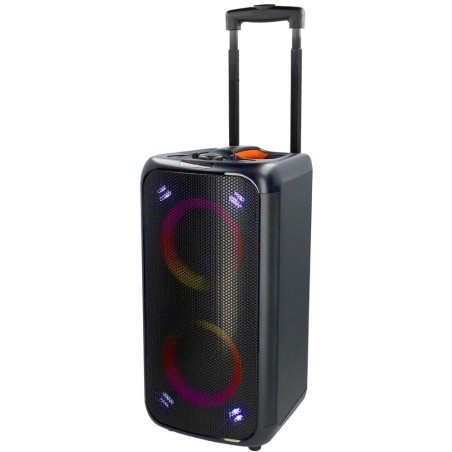 NEDIS párty reproduktor/ výkon 240 W/ Bluetooth/ doba přehrávání na baterie 5 hod/ držadlo/ párty osvětlení/ ekvalizér