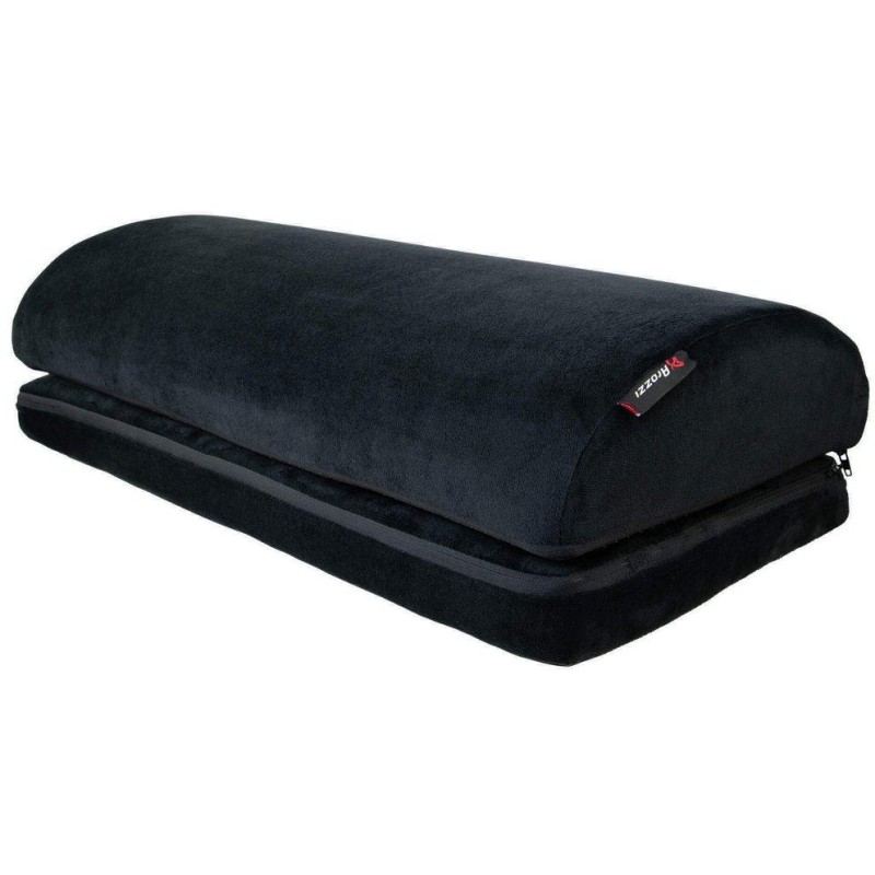 AROZZI Foot Rest Soft Fabric Velvet Black/ ergonomický polštář pod nohy/ sametově černý