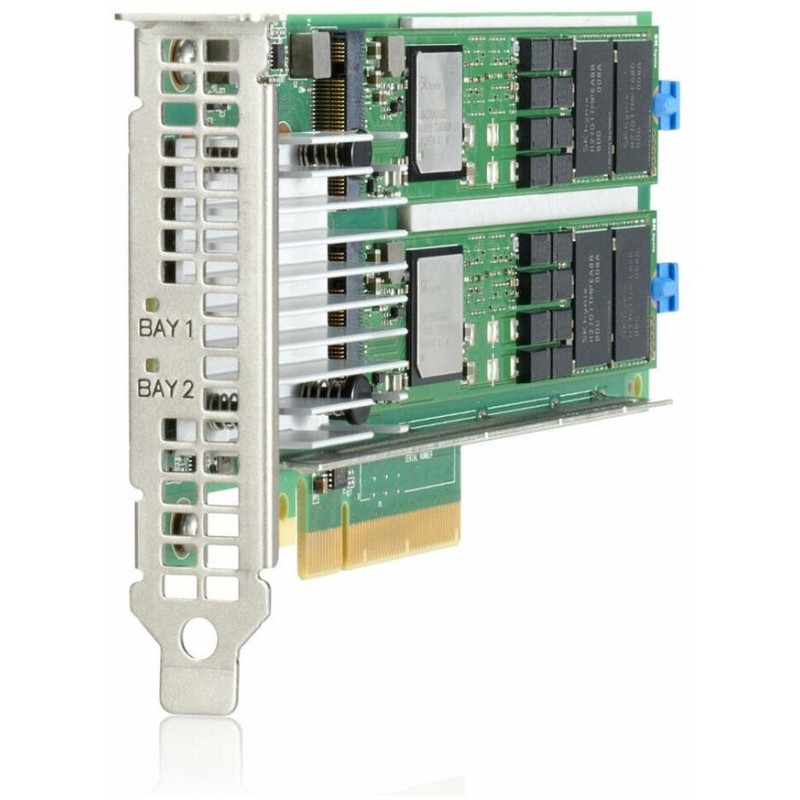 HPE NS204i-p x2 Lanes NVMe PCIe3 x8 OS Boot Device (2x480 GB NVMe M.2 SSD inside)