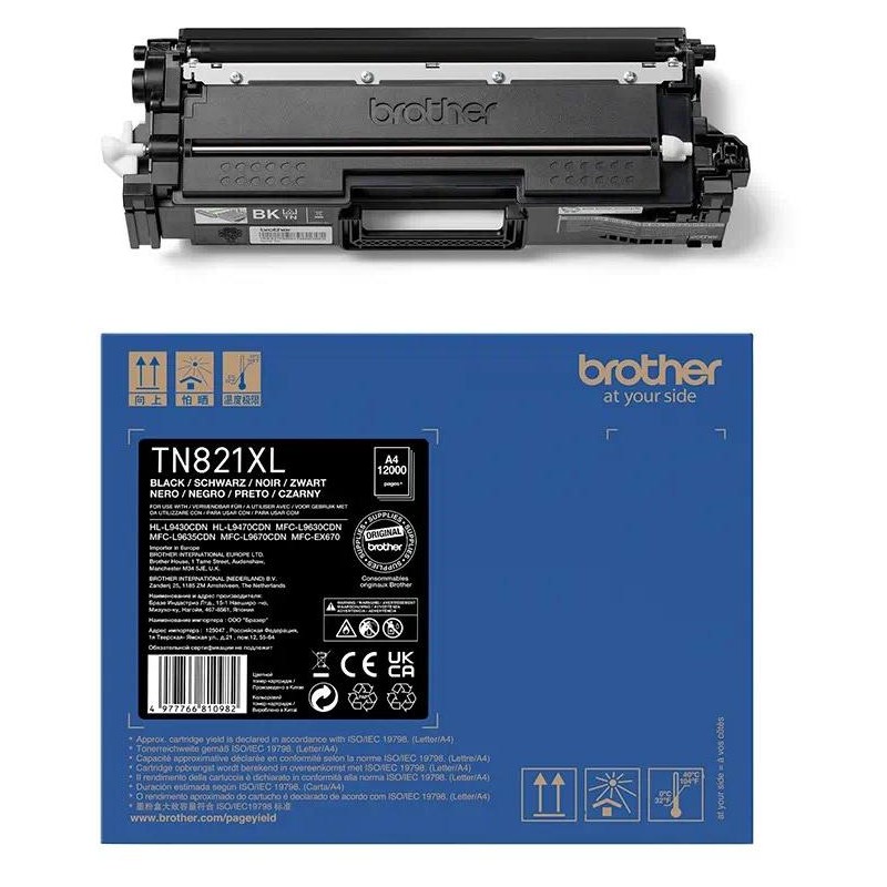BROTHER toner TN-821XLBK, black, 12000str., HL-L9430CDN, HL-L9470CDN, MFC-L9670CDN, O