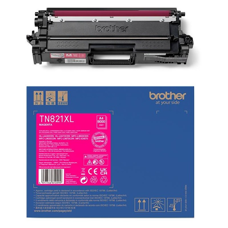 BROTHER toner TN-821XLM, magenta, 9000str., HL-L9430CDN, HL-L9470CDN, MFC-L9670CDN, O
