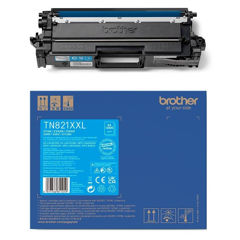 BROTHER toner TN-821XXLC cyan, 12000str., HL-L9430CDN, HL-L9470CDN, MFC-L9670CDN, O