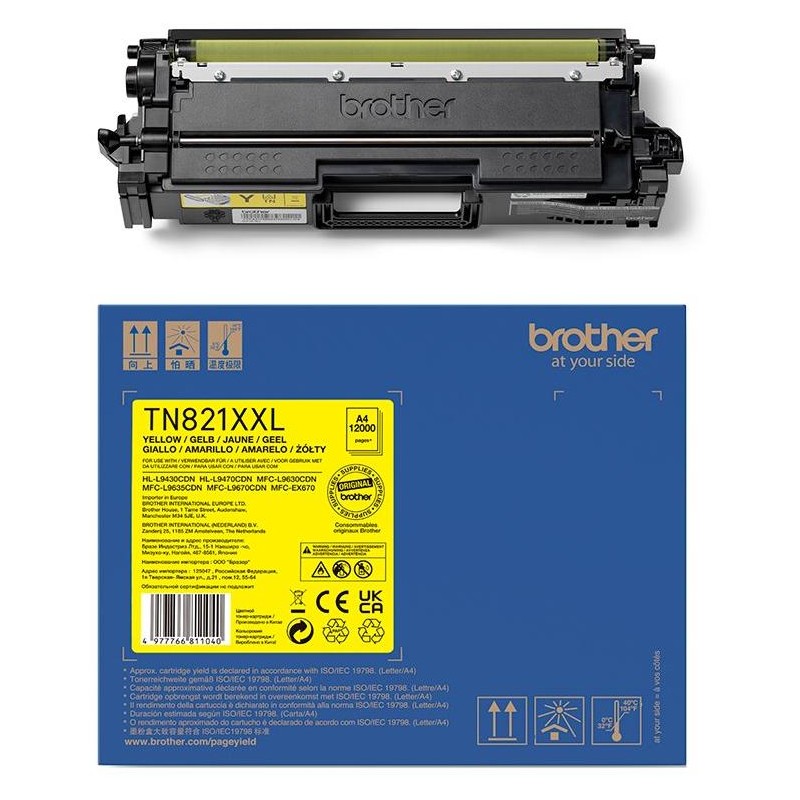 BROTHER toner TN-821XXY yellow, 12000str., HL-L9430CDN, HL-L9470CDN, MFC-L9670CDN, O