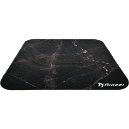 AROZZI Zona Quattro Black Marble/ ochranná podložka na podlahu/ 116 x 116 cm/ design černý mramor