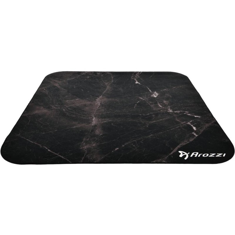 AROZZI Zona Quattro Black Marble/ ochranná podložka na podlahu/ 116 x 116 cm/ design černý mramor