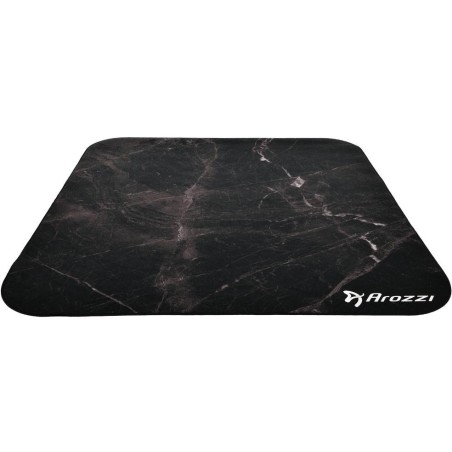 AROZZI Zona Quattro Black Marble/ ochranná podložka na podlahu/ 116 x 116 cm/ design černý mramor