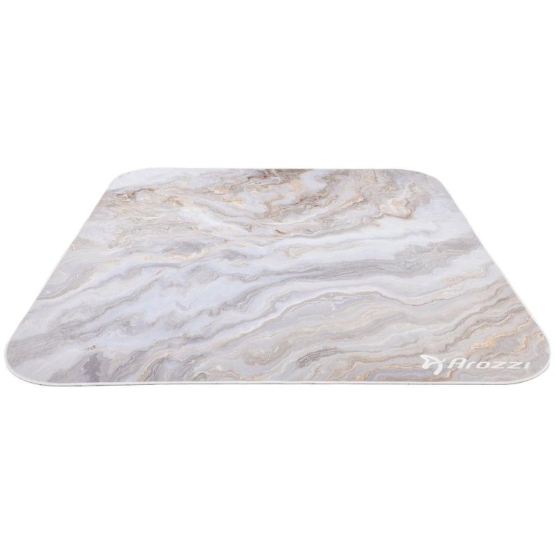 AROZZI Zona Quattro White Marble/ ochranná podložka na podlahu/ 116 x 116 cm/ design bílý mramor