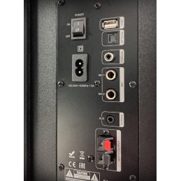 FENDA F&D repro T-60X Pro/ 2.0/ 120W/ černé/ dřevěné/ BT5.3/ NFC/ USB/ optický vstup/ dálkové ovládání/Karaoke