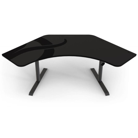 AROZZI herní stůl ARENA ANGELO Gun Metal/ rohový/ kovově šedý