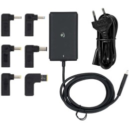 NEDIS univerzální adaptér k notebooku/ 65 W/ 5 / 9 / 12 / 15 / 20 V DC/ 2.4 / 3.0 / 3.25 A/ USB-C