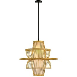 IMMAX BOHO PINCHOS designové závěsné svítidlo, D45cm, E27, bambusové dřevo