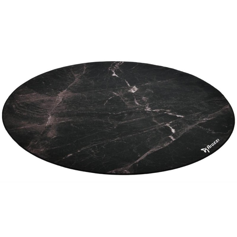 AROZZI Zona Floorpad Black Marble/ ochranná podložka na podlahu/ kulatá 121 cm průměr/ design černý mramor
