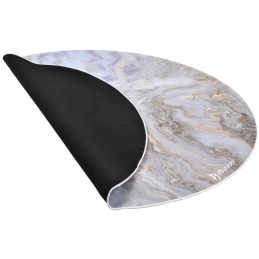 AROZZI Zona Floorpad White Marble/ ochranná podložka na podlahu/ kulatá 121 cm průměr/ design bílý mramor