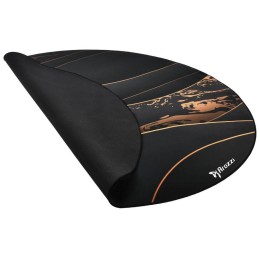 AROZZI Zona Floorpad Black Gold/ ochranná podložka na podlahu/ kulatá 121 cm průměr/ černozlatý design