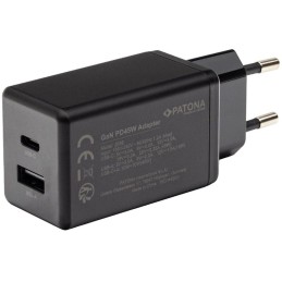 PATONA napájecí adaptér Power delivery 45W 1xUSB-C/1xUSB-A -PD 3.0