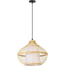 IMMAX BOHO PINCHOS designové závěsné svítidlo, D40cm, E27, bambusové dřevo