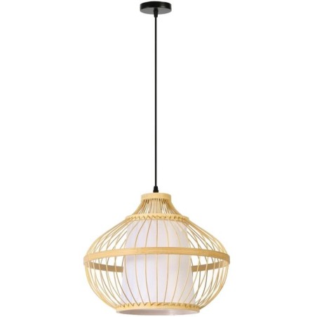 IMMAX BOHO PINCHOS designové závěsné svítidlo, D40cm, E27, bambusové dřevo