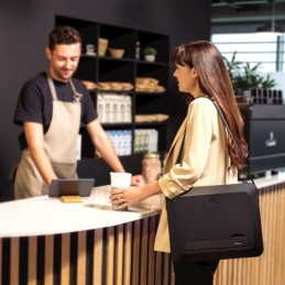 FELLOWES kufřík a podložka pod notebook BREYTA černý