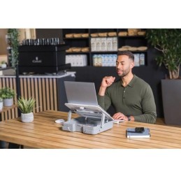 FELLOWES kufřík a podložka pod notebook BREYTA bílý