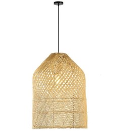 IMMAX BOHO PELO designové závěsné svítidlo, D35cm, E27, přírodní ratan