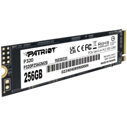 PATRIOT P320 256GB SSD / Interní / M.2 PCIe Gen3 x4 NVMe 1.3 / 2280