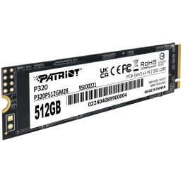 PATRIOT P320 512GB SSD / Interní / M.2 PCIe Gen3 x4 NVMe 1.3 / 2280