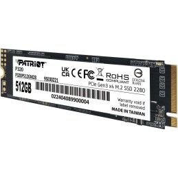 PATRIOT P320 512GB SSD / Interní / M.2 PCIe Gen3 x4 NVMe 1.3 / 2280