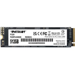 PATRIOT P320 512GB SSD / Interní / M.2 PCIe Gen3 x4 NVMe 1.3 / 2280