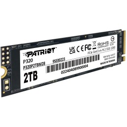 PATRIOT P320 2TB SSD / Interní / M.2 PCIe Gen3 x4 NVMe 1.3 / 2280