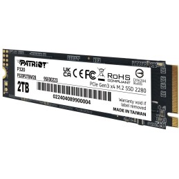 PATRIOT P320 2TB SSD / Interní / M.2 PCIe Gen3 x4 NVMe 1.3 / 2280