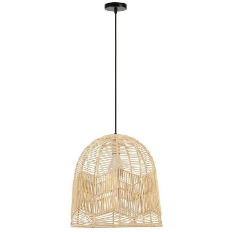 IMMAX BOHO PELO designové závěsné svítidlo, D40cm, E27, přírodní ratan