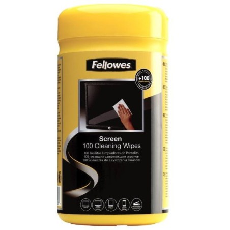 FELLOWES utěrky na obrazovky monitorů 100ks v balení
