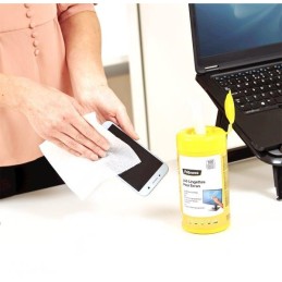 FELLOWES utěrky na obrazovky monitorů 100ks v balení