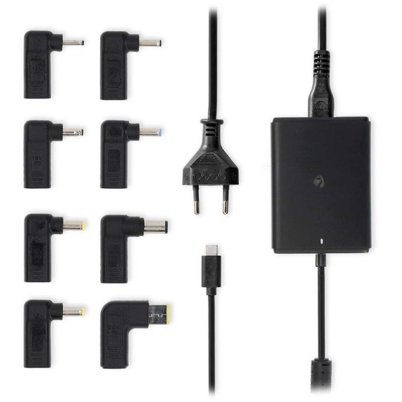 NEDIS univerzální adaptér k notebooku/ 100 W/ 5 / 9 / 12 / 15 / 20 V DC/ 3.0 / 5.0 A/ USB-C