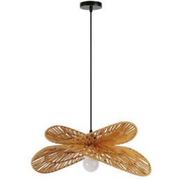 IMMAX BOHO MARIPOSA designové závěsné svítidlo, D50cm, E27, přírodní juta