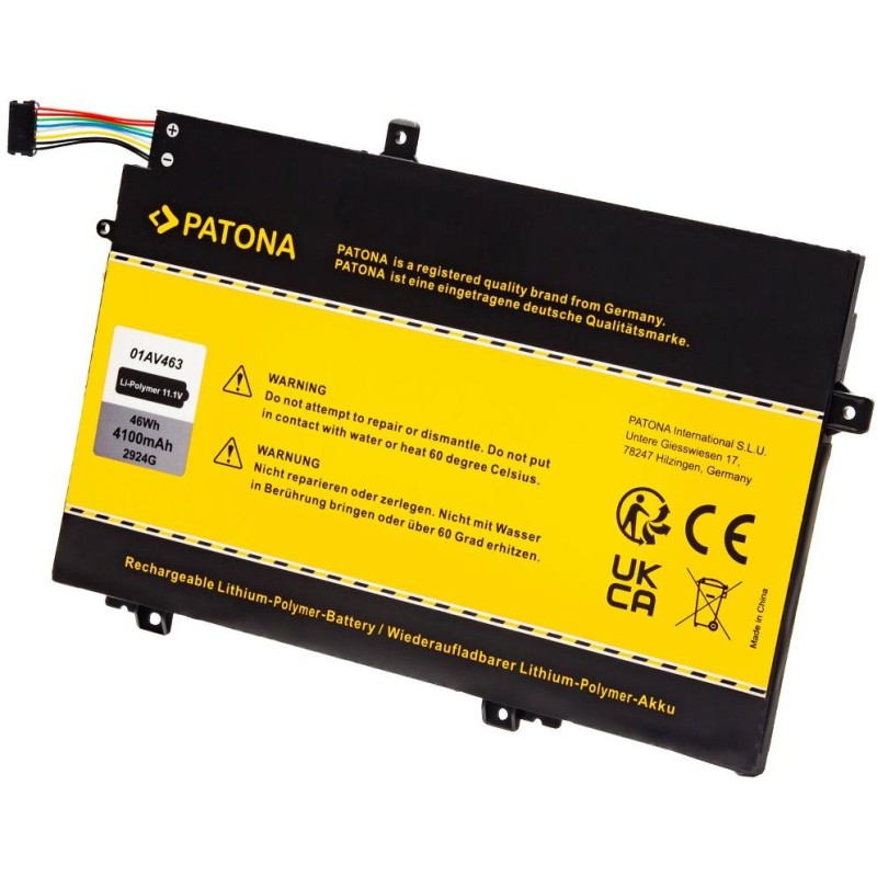 PATONA baterie pro ntb LENOVO Thinkpad L480/L580/L590 4100mAh Li-Pol 11,1V