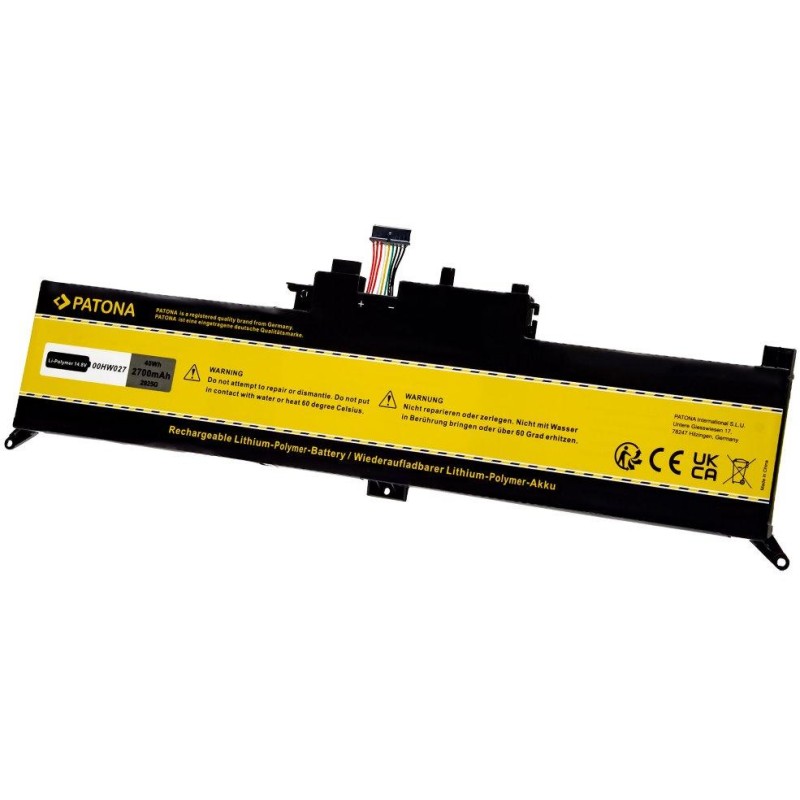 PATONA baterie pro ntb LENOVO Yoga X260/X370/X380  2700mAh Li-Pol 14,8V