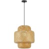 IMMAX BOHO HILO designer pendant lamp, D38cm, E27. bamboo