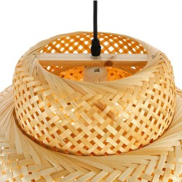 IMMAX BOHO HILO designové závěsné svítidlo, D50cm, E27, bambus