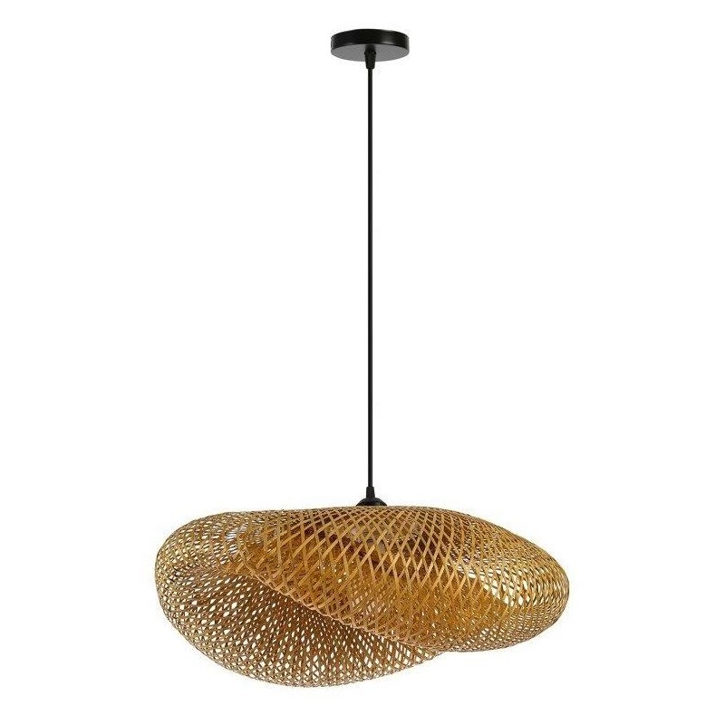 IMMAX BOHO HILO designové závěsné svítidlo, D60cm, E27, bambus