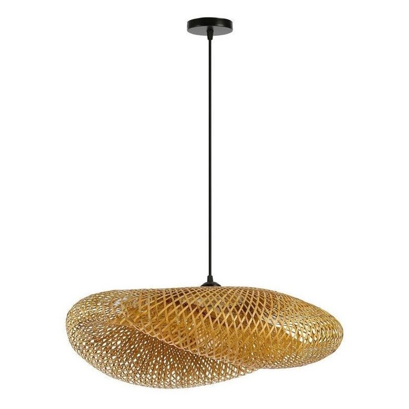 IMMAX BOHO HILO designové závěsné svítidlo, D80cm, E27, bambus