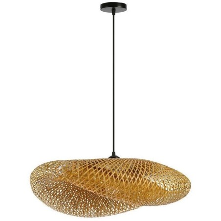 IMMAX BOHO HILO designové závěsné svítidlo, D80cm, E27, bambus