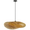 IMMAX BOHO HILO designové závěsné svítidlo, D80cm, E27, bambus