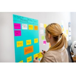 SYMBIO elektrostatické popisovatelné fólie Symbioflipcharts/ 500x700 mm/ zelené/ 25 pack