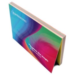 SYMBIO elektrostatické poznámkové bločky Symbionotes/ 70x100 mm/ MIX 4 barev/ 100 pack