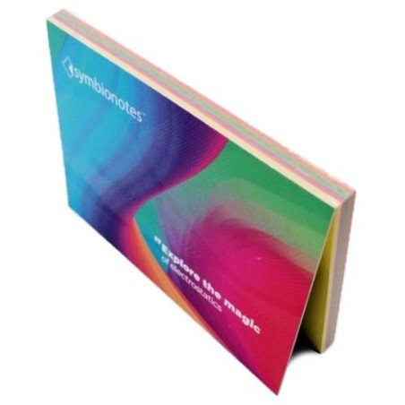 SYMBIO elektrostatické poznámkové bločky Symbionotes/ 70x100 mm/ MIX 4 barev/ 100 pack