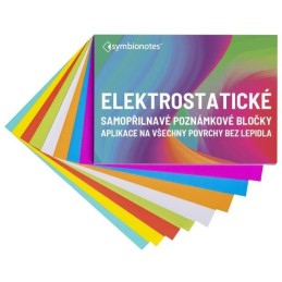 SYMBIO elektrostatické poznámkové bločky Symbionotes/ 70x100 mm/ MIX 7 barev/ 100 pack